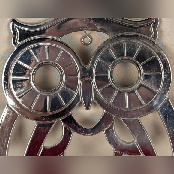 1960s Leonard Owl trivet or wall hanging made in Italy - Picture 4 of 10